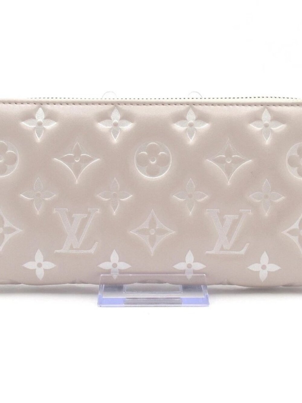 LOUIS VUITTON Zippy Wallet M13700 bloom gray Coussin RFID : confirmed